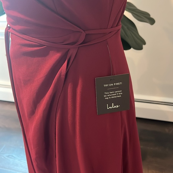 NWT Lulus Wrap Maxi Dress, size XS - Picture 4 of 6